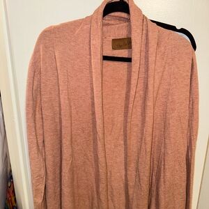 Coral throw sweater